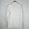 Ermenegildo Zegna Men Button Up Shirt Size M White High Low Made In Turkey