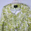 Giovanna Signature 2PC Skirt Suit 14 White Green Stunning Feminine Collarless