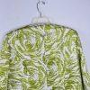 Giovanna Signature 2PC Skirt Suit 14 White Green Stunning Feminine Collarless