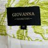 Giovanna Signature 2PC Skirt Suit 14 White Green Stunning Feminine Collarless