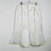 Giovanna Signature 2PC Skirt Suit 14 White Green Stunning Feminine Collarless