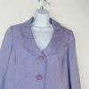 10-6173.jpg Le Suit Polyester Skirt Suit Size 12 Purple Lined Notch Collar Cocktail 2PC New