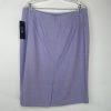 10-6177.jpg Le Suit Polyester Skirt Suit Size 12 Purple Lined Notch Collar Cocktail 2PC New