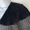 Roger Sakoum Paris Neiman Marcus VTG Wool Velour Blazer Size 40 Black Collarless