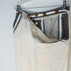 Anthropologie Koto Bolofo Linen Pants Size 10 White Black Back Lace Unique