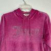 Juicy Couture Velour Tracksuit Pant Set  L Hoodie OG Bling Pink Loungewear Y2K