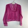 Juicy Couture Velour Tracksuit Pant Set  L Hoodie OG Bling Pink Loungewear Y2K