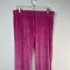 Juicy Couture Velour Tracksuit Pant Set  L Hoodie OG Bling Pink Loungewear Y2K