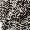 Talbots Pure Silk Button Down Shirt Size 10 Grey White Long Sleeve Dressy Collar