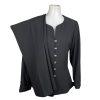 10-6234.jpg Emily Women Polyester Spandex Pant Suit Size 8 Black Lined Collarless 2PC Slim