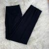 10-6240.jpg Emily Women Polyester Spandex Pant Suit Size 8 Black Lined Collarless 2PC Slim