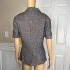 JOHN MEYER Women 2PC Light Brown Rayon Linen Short Sleeves Pant Suit Size 14