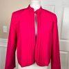 SHERBET VTG Pink Polyester Lined Open Front Stand Up Collar Blazer Size 6-8