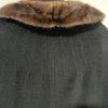 Rothmoor Vintage 1960's Wool PeaCoat Black Size S/M Fur Collar Lined