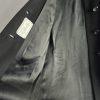 Rothmoor Vintage 1960's Wool PeaCoat Black Size S/M Fur Collar Lined