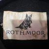 Rothmoor Vintage 1960's Wool PeaCoat Black Size S/M Fur Collar Lined