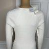 Abercrombie & Fitch Sweater Dress Size M Off White Long Sleeve Cutout Midi New