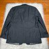 10-6304.jpg Calvin Klein Polyester Rayon Suit 44R Pants 38x33.5 Charcoal Gray Pockets 2PC