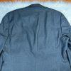 10-6305.jpg Calvin Klein Polyester Rayon Suit 44R Pants 38x33.5 Charcoal Gray Pockets 2PC