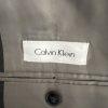 10-6307.jpg Calvin Klein Polyester Rayon Suit 44R Pants 38x33.5 Charcoal Gray Pockets 2PC