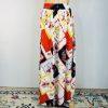 New York & Company Maxi Skirt Size XS/S Multicolored Long Slit Feminine Timeless