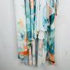 PlusWear Maxi Dress Size 2XL Ruffle V Neck Belted Flutter Sleeves Chiffon New