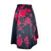 ESSENTIALS ANTWERP  Scuba Stretch Skirt Size Eur 38 Pleated Flare Floral Preppy