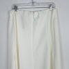 Women Stretch Wide Leg Pleated Pants L Tall Girls Elastic Waist High Rise Zip