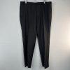 Lauren Ralph Lauren Wool Silk Suit 46L Pants 40x30.5 Black Label Slim Fit Notch