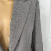 Kasper Women Polyester Skirt Suit Size 8 Gray Notch Collar Lined Business 2PC