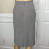 Kasper Women Polyester Skirt Suit Size 8 Gray Notch Collar Lined Business 2PC