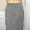 Kasper Women Polyester Skirt Suit Size 8 Gray Notch Collar Lined Business 2PC