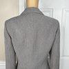 Kasper Women Polyester Skirt Suit Size 8 Gray Notch Collar Lined Business 2PC