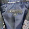 INC International Concepts Metallic Jacquard Blazer Size M Slim Fit Abtract