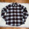 LL Bean Signature Cotton Shirt Plaid Flannel Long Sleeve Slim Fit Button Up