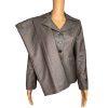 Suit Studio Polyester Rayon Pant Suit Size 4P Light Brown Notch Collar Women 2PC