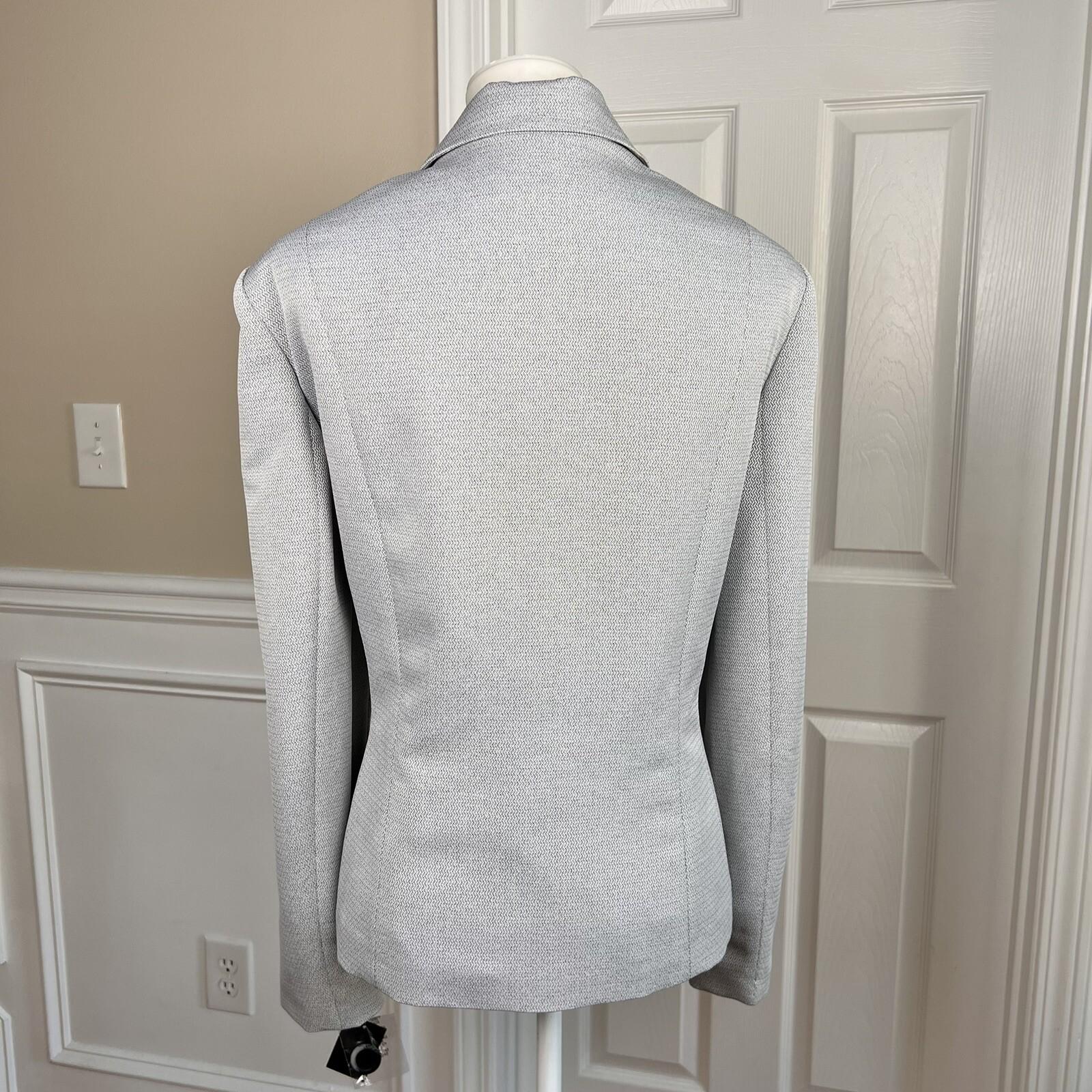 Le Suit Polyester Pant Suit Size 18 Grey Stone Notch Collar Women 2 Piece New