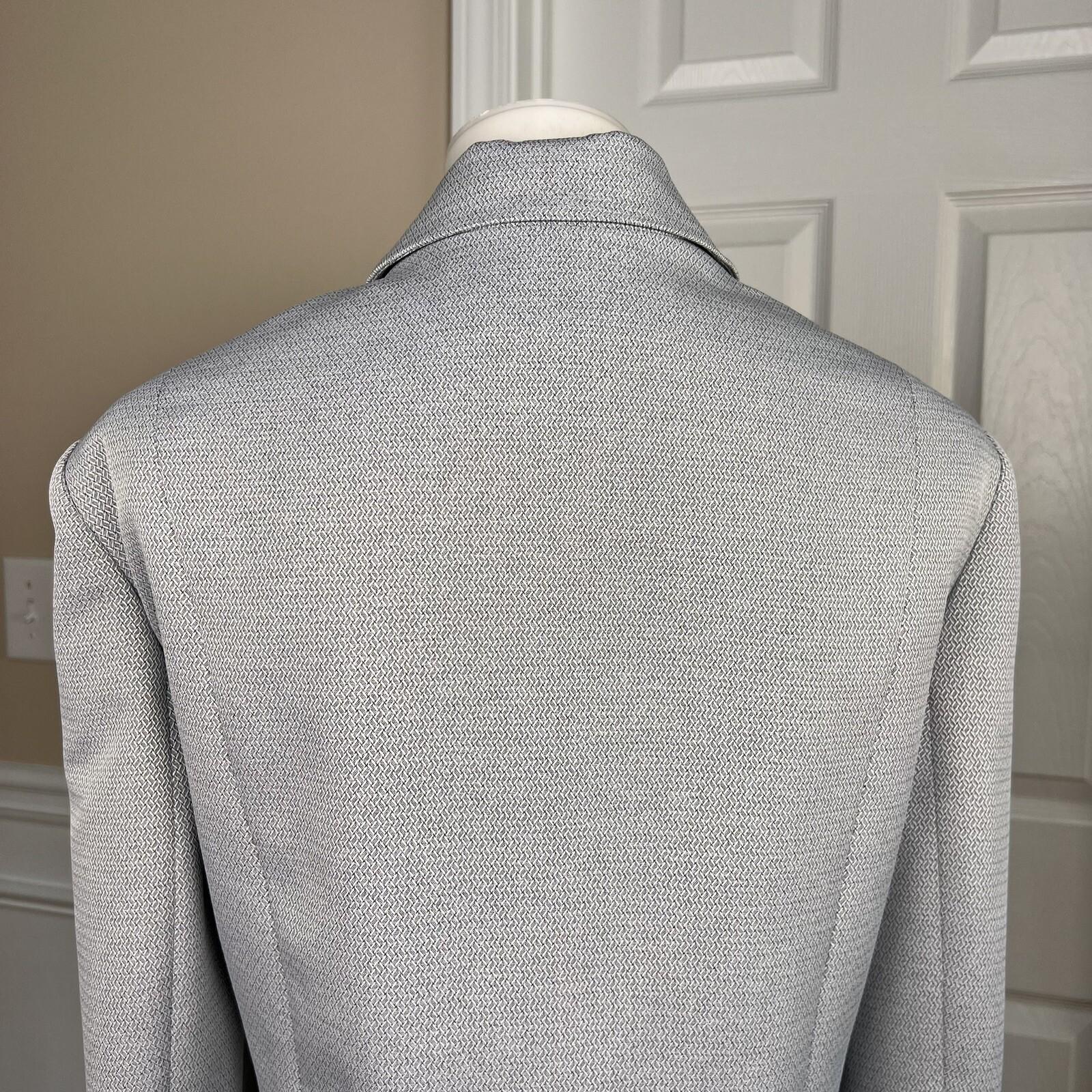 Le Suit Polyester Pant Suit Size 18 Grey Stone Notch Collar Women 2 Piece New