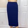 10-6460.jpg Nipon Boutique Polyester Skirt Suit Size 18 Blue Beaded Women 2 Piece Lined