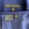 10-6465.jpg Nipon Boutique Polyester Skirt Suit Size 18 Blue Beaded Women 2 Piece Lined