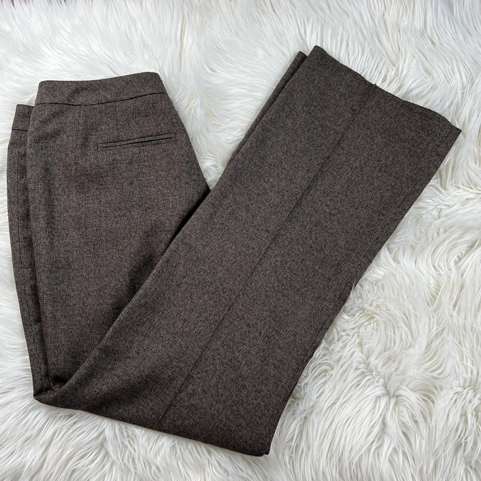 Levine Classics Women Pant Suit Skirt Size 12 Brown Polyester Blend 3Piece Lined
