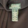 Lauren Ralph Lauren Polyester Formal Dress Size 2 Black Beaded V-Neck Maxi Lined