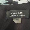 10-6484.jpg Tahari ASL Polyester Spandex Dress 2 Floral Sleeveless Belted Fit Flared Pockets