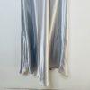 Cachet Vtg Silk Metallic Formal Dress 10 Coquette Beaded Silver Y2K Gothic