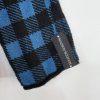 Scotch & Soda Maison Voila Sweater Size M Blue Black Check Crewneck Minimalist