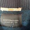 Scotch & Soda Maison Voila Sweater Size M Blue Black Check Crewneck Minimalist