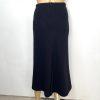 Lauren Ralph Lauren Vtg Wool Midi Skirt Size 12 Dark Blue Quiet Luxury Flared