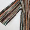 10-6541.jpg Vintage Lady Roi Sweater M Hippie Boho Retro Funky Multi Striped Bohemian Warm