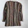 10-6542.jpg Vintage Lady Roi Sweater M Hippie Boho Retro Funky Multi Striped Bohemian Warm