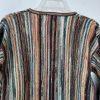 10-6543.jpg Vintage Lady Roi Sweater M Hippie Boho Retro Funky Multi Striped Bohemian Warm